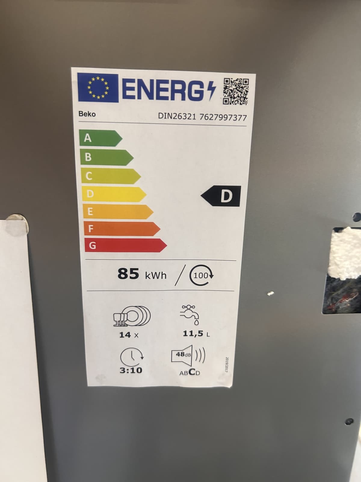 Étiquette énergétique