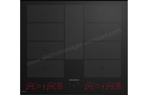 Table de cuisson à induction GRUNDIG GIEI638980INH – 60 cm, 9 foyers FlexiCook+