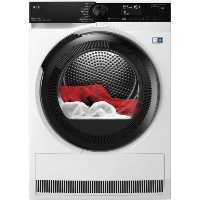 Sèche-linge AEG TR93914OBCE – Pompe à chaleur – 9 kg