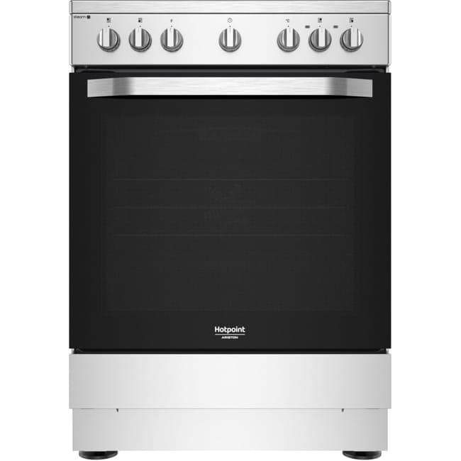 Cuisinière mixte HOTPOINT HS68M8PCX/FR