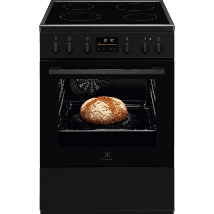 Cuisinière Vitrocéramique 4 foyers 60x60cm SurroundCook®