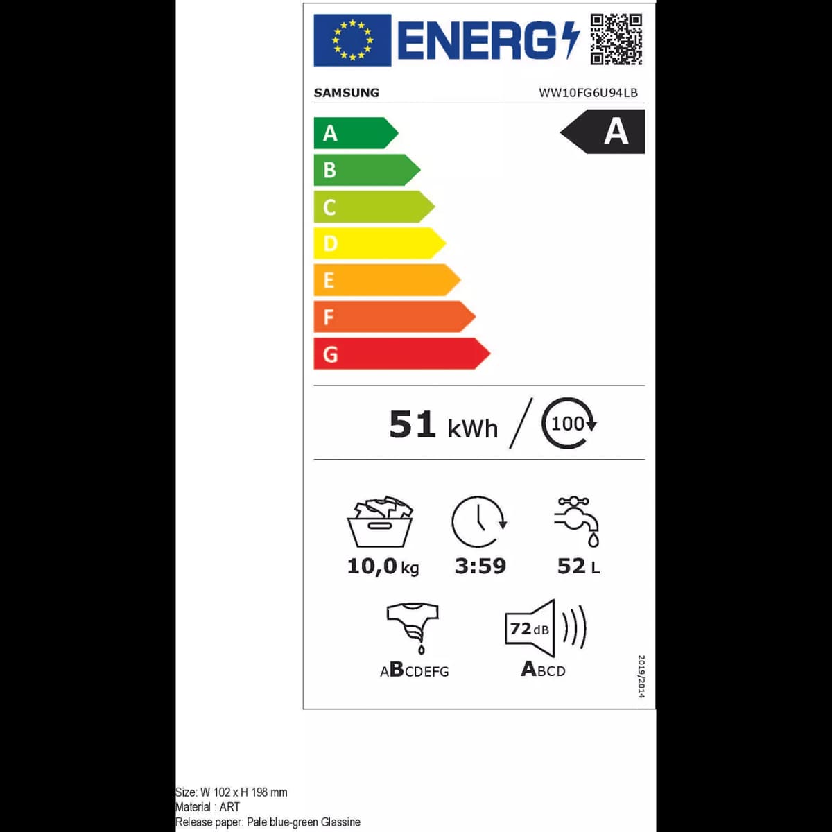 Étiquette énergétique